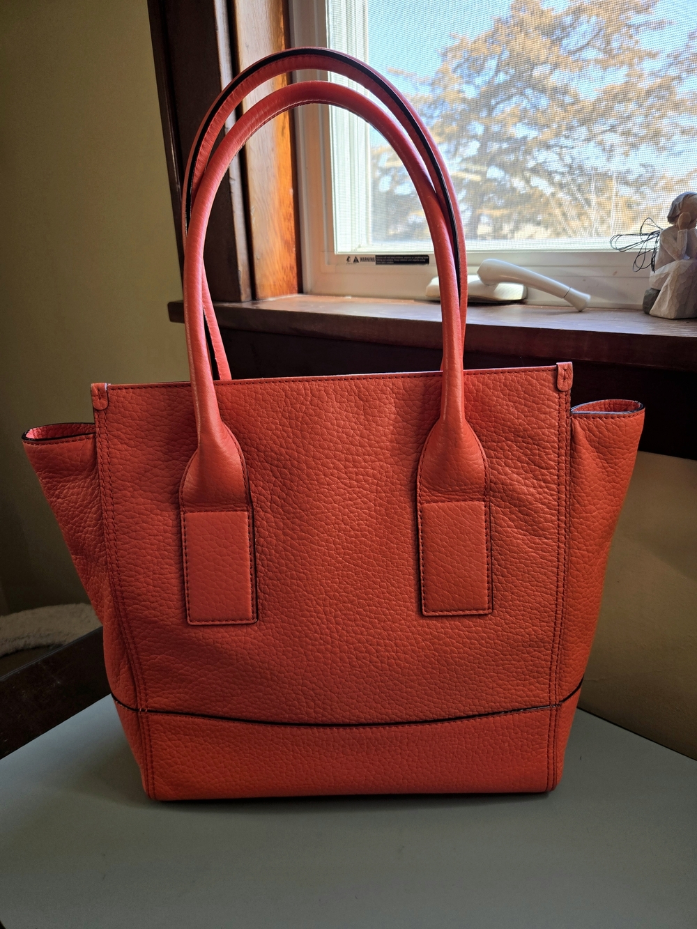 KATE SPADE Southport Avenue Linda Tote, Flaming Red Orange - Picture 4 of 10
